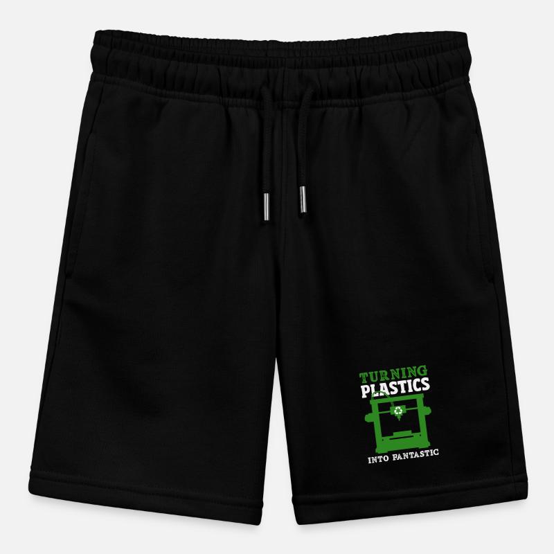 Turning Plastic Into Awesome 3D Printer Stanley/Stella MINI BOLTER Organic Teen Jogging Shorts