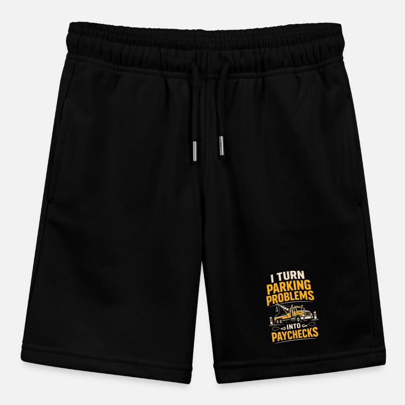Paying for parking problems | Tow truck Stanley/Stella MINI BOLTER Organic Teen Jogging Shorts