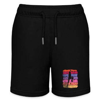 Boulderer Boulder Bouldern - Stanley/Stella Teenager Bio-Joggingshorts MINI BOLTER - Schwarz - Vorne