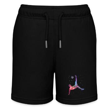 Soccer Soccer Players Space Kids Soccer Players - Stanley/Stella MINI BOLTER Organic Teen Jogging Shorts - black - Front