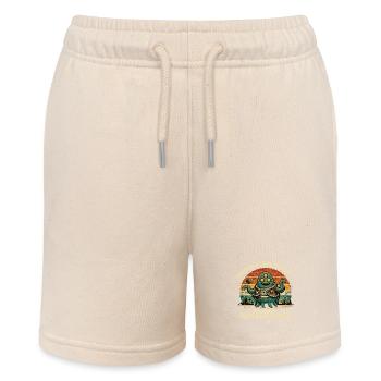 Cosmic Space Creature Alien Retro Design - Stanley/Stella Teenager Bio-Joggingshorts MINI BOLTER - Natur - Vorne