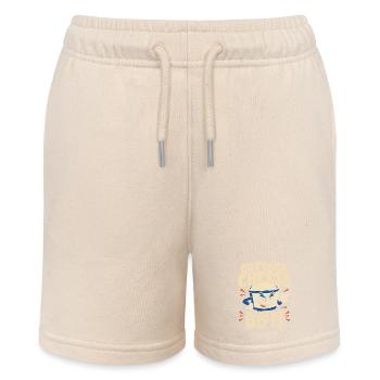 Proteinreiches Snack-geschenk Für Feinschmecker - Stanley/Stella Teenager Bio-Joggingshorts MINI BOLTER - Natur - Vorne