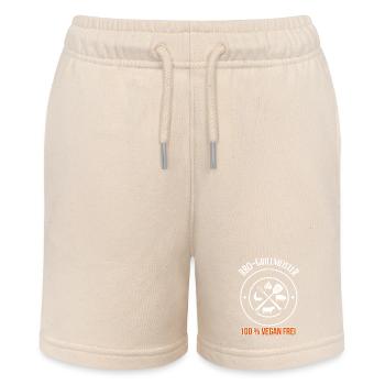 BBQ Grill Master 100% Vegan Free - Stanley/Stella MINI BOLTER Organic Teen Jogging Shorts - soft Ecru - Front