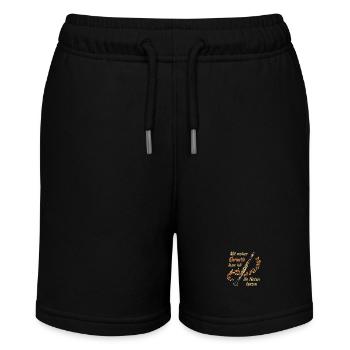 Mit meiner Klarinette lasse ich die Noten tanzen - Stanley/Stella Teenager Bio-Joggingshorts MINI BOLTER - Schwarz - Vorne