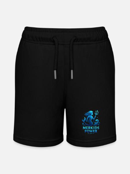 Merkids Power - Stanley/Stella MINI BOLTER Organic Teen Jogging Shorts - black