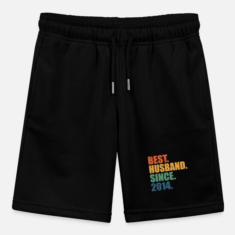Bester Ehemann seit 2014, Geschenk zum 9-jährigen Jubiläum Stanley/Stella Teenager Bio-Joggingshorts MINI BOLTER