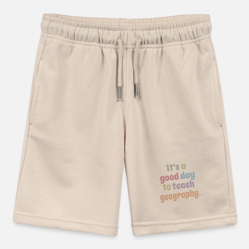 It's A Good Day To Teach Geography Fun Geographer Stanley/Stella MINI BOLTER Organic Teen Jogging Shorts