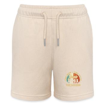 June 1941, 82 years Birthday Men Women - Stanley/Stella MINI BOLTER Organic Teen Jogging Shorts - soft Ecru - Front