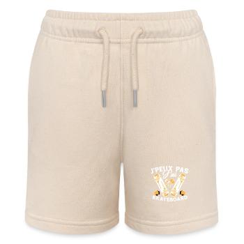 Ich kann nicht skaten - Stanley/Stella Teenager Bio-Joggingshorts MINI BOLTER - Natur - Vorne