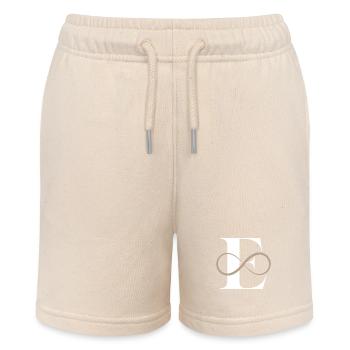 Unendlicher Buchstabe e - Stanley/Stella Teenager Bio-Joggingshorts MINI BOLTER - Natur - Vorne