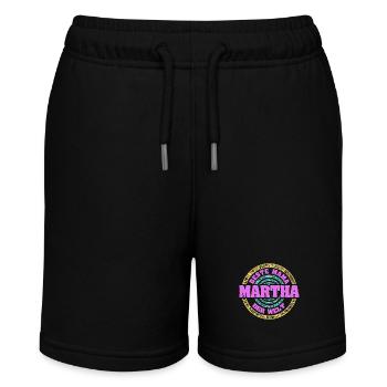 Mutter Martha - Stanley/Stella Teenager Bio-Joggingshorts MINI BOLTER - Schwarz - Vorne