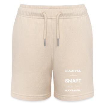 beautiful successful smart - Stanley/Stella Teenager Bio-Joggingshorts MINI BOLTER - Natur - Vorne