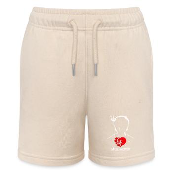 Spiel Weiter Grafik - Stanley/Stella Teenager Bio-Joggingshorts MINI BOLTER - Natur - Vorne