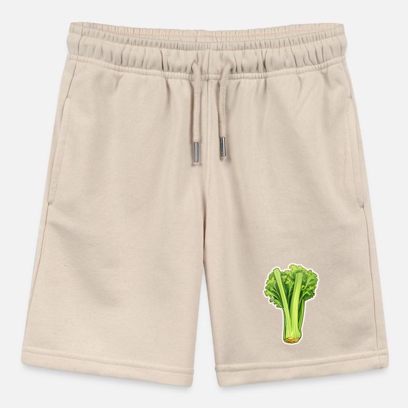 Celery or celery stalk Stanley/Stella MINI BOLTER Organic Teen Jogging Shorts