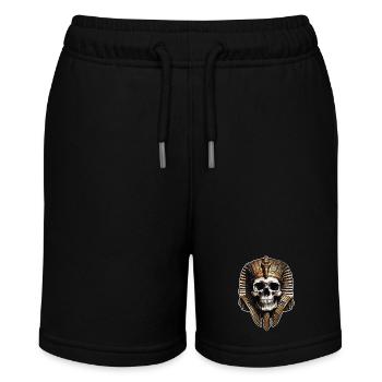 Pharaoh- Mummy - Egypt - Stanley/Stella MINI BOLTER Organic Teen Jogging Shorts - black - Front