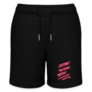 resilient courage free fall present courage quotes - Stanley/Stella Teenager Bio-Joggingshorts MINI BOLTER - Schwarz - Vorne