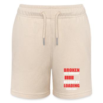 Gebrochenes Bein - Stanley/Stella Teenager Bio-Joggingshorts MINI BOLTER - Natur - Vorne