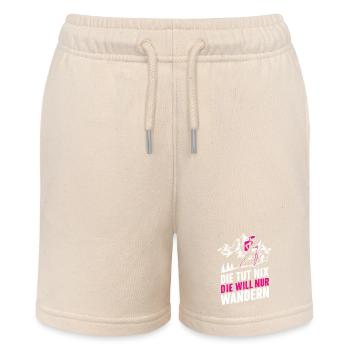 Wandern Wanderer Wanderung Berge Wald - Stanley/Stella Teenager Bio-Joggingshorts MINI BOLTER - Natur - Vorne