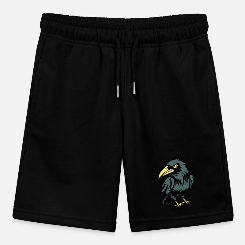 Raven Comic Animal Stanley/Stella MINI BOLTER Organic Teen Jogging Shorts