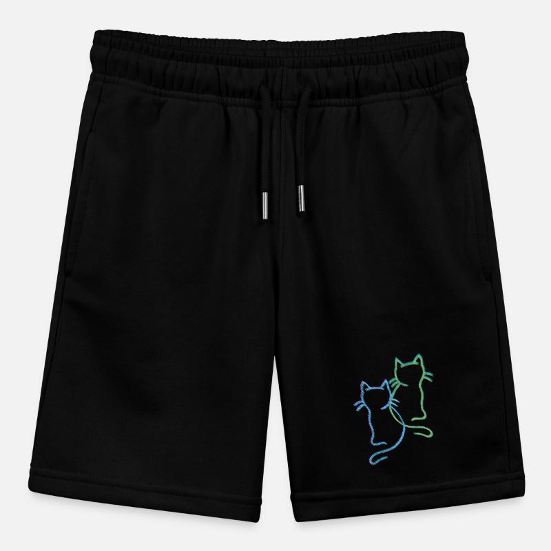 Katzen Katze Kätzchen Stanley/Stella Teenager Bio-Joggingshorts MINI BOLTER