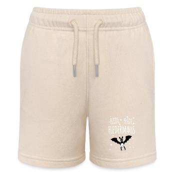 Fledi Bat - Stanley/Stella MINI BOLTER Organic Teen Jogging Shorts - soft Ecru - Front