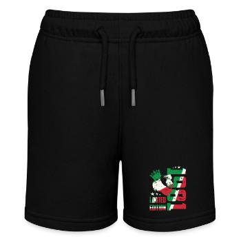 1981 Italy Hipster - Stanley/Stella MINI BOLTER Organic Teen Jogging Shorts - black - Front