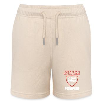 Super Firefighter, Vatertag, Weihnachten - Stanley/Stella Teenager Bio-Joggingshorts MINI BOLTER - Natur - Vorne