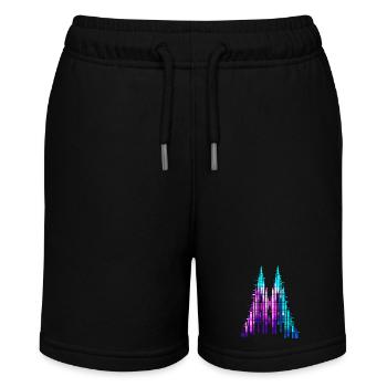 Confetti in the heart of Cologne Carnival Carnival - Stanley/Stella MINI BOLTER Organic Teen Jogging Shorts - black - Front