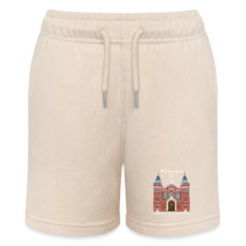 Washington DC., Handzeichnung Museum - Stanley/Stella Teenager Bio-Joggingshorts MINI BOLTER - Natur - Vorne