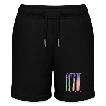 Autistic Spectrum Flow - Stanley/Stella MINI BOLTER Organic Teen Jogging Shorts - black - Front