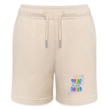 Pride en Couleurs Arc-en-Ciel - Short bio MINI BOLTER Stanley/Stella Ado - écru doux - Devant