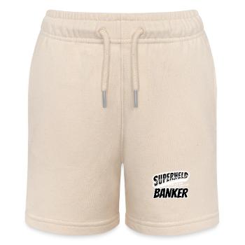 Superheld, clever getarnt als Banker - Stanley/Stella Teenager Bio-Joggingshorts MINI BOLTER - Natur - Vorne