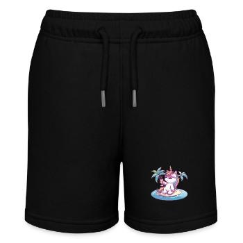 Vacances d’été à la plage Unicorn - Short bio MINI BOLTER Stanley/Stella Ado - noir - Devant
