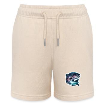 Himmlische Fische - Stanley/Stella Teenager Bio-Joggingshorts MINI BOLTER - Natur - Vorne