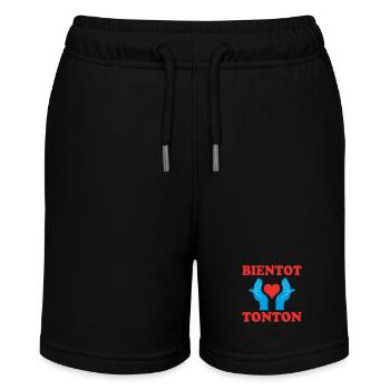 BIENTOT TONTON - Short bio MINI BOLTER Stanley/Stella Ado - noir - Devant