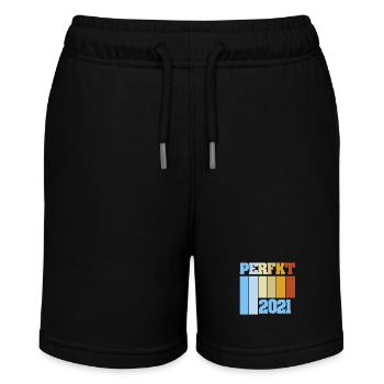 Unique 2021 - Stanley/Stella MINI BOLTER Organic Teen Jogging Shorts - black - Front