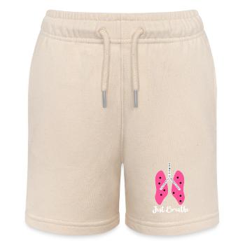 Just breath funny lungs - Stanley/Stella MINI BOLTER Organic Teen Jogging Shorts - soft Ecru - Front