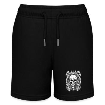 Death metal - Stanley/Stella MINI BOLTER Organic Teen Jogging Shorts - black - Front