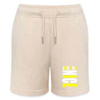 Sei einfach schön gelb - Stanley/Stella Teenager Bio-Joggingshorts MINI BOLTER - Natur - Vorne