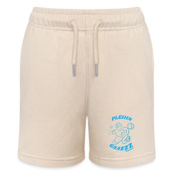 Full throttle style L'OM color - Stanley/Stella MINI BOLTER Organic Teen Jogging Shorts - soft Ecru - Front
