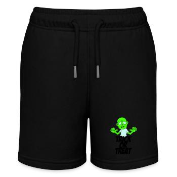 zombie trick or treat - Stanley/Stella Teenager Bio-Joggingshorts MINI BOLTER - Schwarz - Vorne