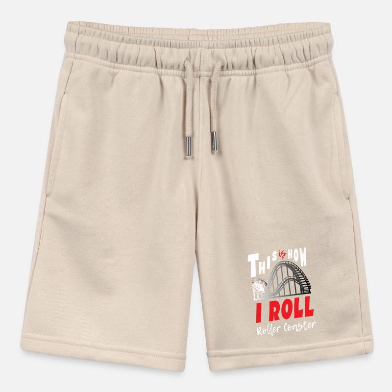 This is How I Roll Roller Coaster Stanley/Stella MINI BOLTER Organic Teen Jogging Shorts
