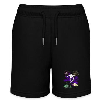 Skater - Stanley/Stella Teenager Bio-Joggingshorts MINI BOLTER - Schwarz - Vorne