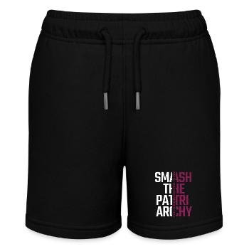 Smash the Patriarchy - Fight for Equality - Stanley/Stella MINI BOLTER Organic Teen Jogging Shorts - black - Front