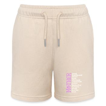 Mutter Muttertag - Stanley/Stella Teenager Bio-Joggingshorts MINI BOLTER - Natur - Vorne