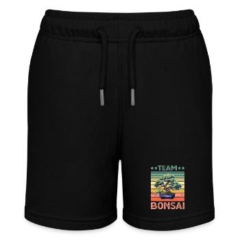 Bonsai Baum - Stanley/Stella Teenager Bio-Joggingshorts MINI BOLTER - Schwarz - Vorne