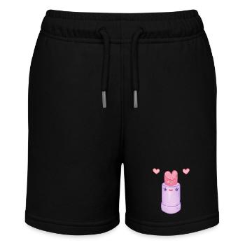 Rouge à lèvres rose cœur kawaii - Short bio MINI BOLTER Stanley/Stella Ado - noir - Devant