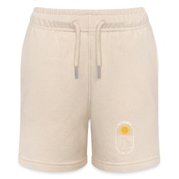 Seesegelboot-Karte für Kapitän - Stanley/Stella Teenager Bio-Joggingshorts MINI BOLTER - Natur - Vorne