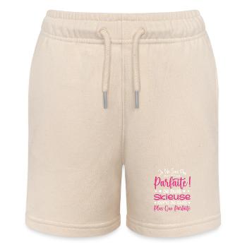 Ein mehr als perfekter Skifahrer, ein Traumberuf - Stanley/Stella Teenager Bio-Joggingshorts MINI BOLTER - Natur - Vorne