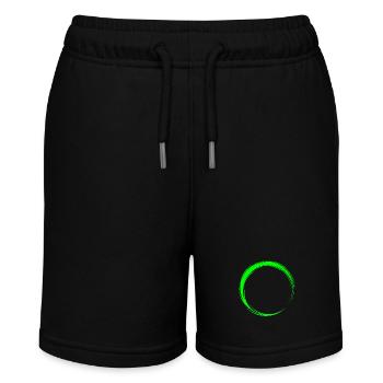 Kreis Symbol Form - Stanley/Stella Teenager Bio-Joggingshorts MINI BOLTER - Schwarz - Vorne
